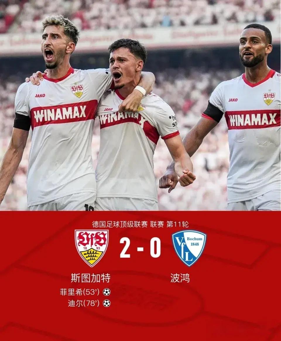 斯图加特连续不胜，球迷呼吁加油