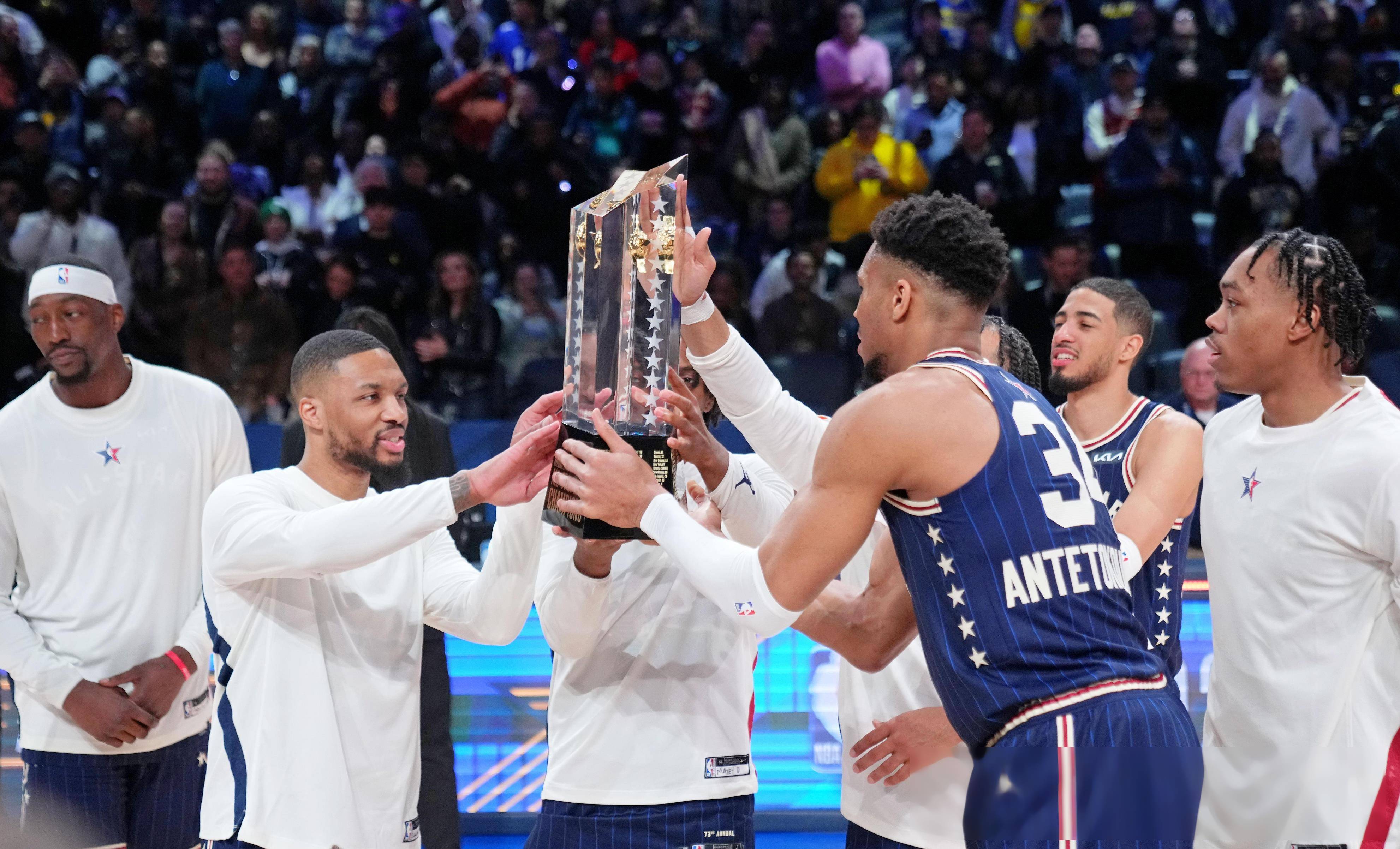 NBA全明星闪耀时刻展示，球员才华惹人赞叹的简单介绍